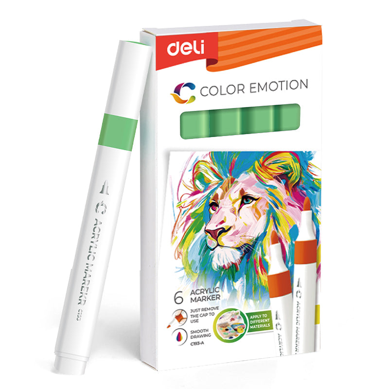 MARKER ACRILIC VERDE DESCHIS COLOR EMOTION DELI MARKER ACRILIC VERDE DESCHIS COLOR EMOTION DELI